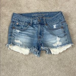 American eagle • jean shorts